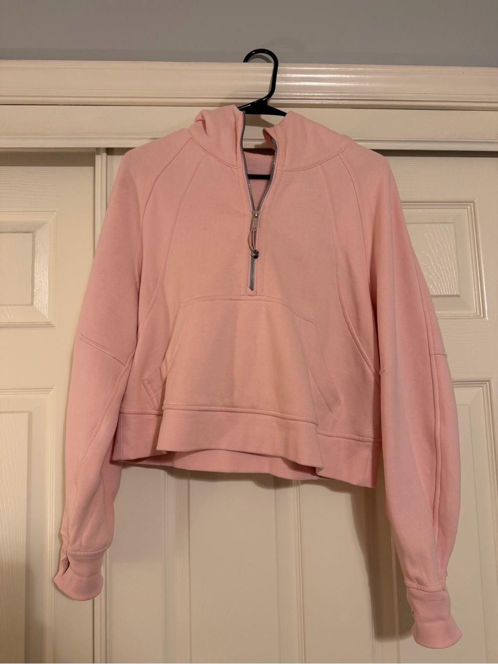 Lululemon Scuba Oversized 1/2 Zip Hoodie Pink Mist